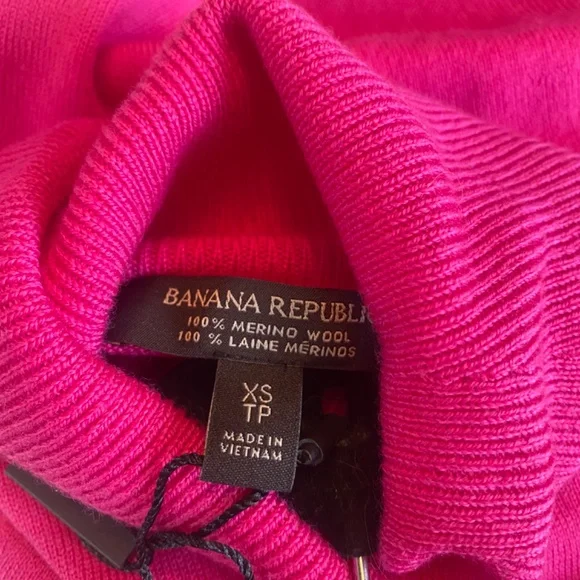 NWT Banana republic merino wool pullover XS - Picture 5 of 6